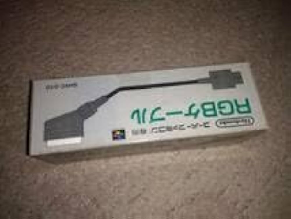 スーパーファミコン - SFC スーパーファミコン 純正 RGBケーブル SHVC-010 新品未使用 RGBケーブル SHVC-010 純正品 スーパーファミコン